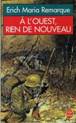 Couverture de A l'ouest rien de nouveau de Erich Maria Remarque