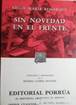 Sin Novedad En El Frente Erich Maria Remarque +